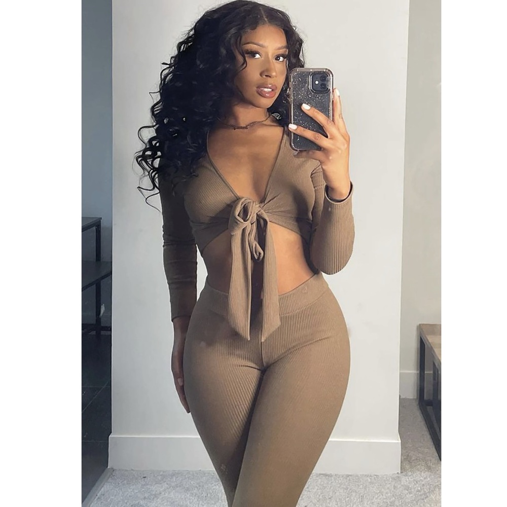 Fashion Nova | Cute Brown Two Piece Set